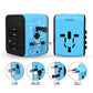 Universal Travel Adapter 100V-220V Smart Voltage Converter🔌 "World plugs? Ours fits tighter than a London hug at a tube crush!" 🌍✈️