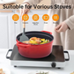 Deep Nonstick Stockpot with Ceramic Coating🎄 RED ALERT! The LAST Pot You’ll Ever Buy – Cooks, Bakes & Wows Guests! 🎄