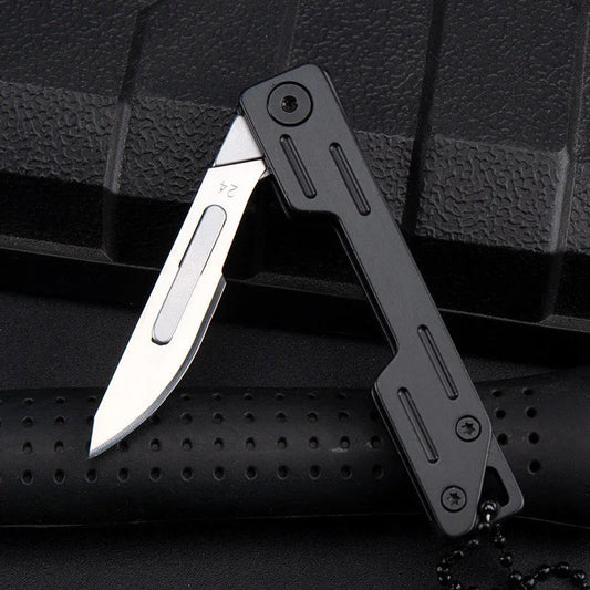 🔥Stainless Steel Portable Utility Knife Carving Knife(Free 10PCS Blades)