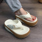 📢📢50% OFF !!!⏰Women's Summer Color-Block Soft Platform Flip Flops
