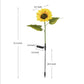📢📢40% OFF !! ⏰ Sunflower Solar Lights – Auto On/Off, 14H Glow, IP65 Waterproof ☀️