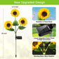 📢📢40% OFF !! ⏰ Sunflower Solar Lights – Auto On/Off, 14H Glow, IP65 Waterproof ☀️