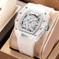 📢📢60 %  OFF !! ⏰Fashion Hollowed Men Watches