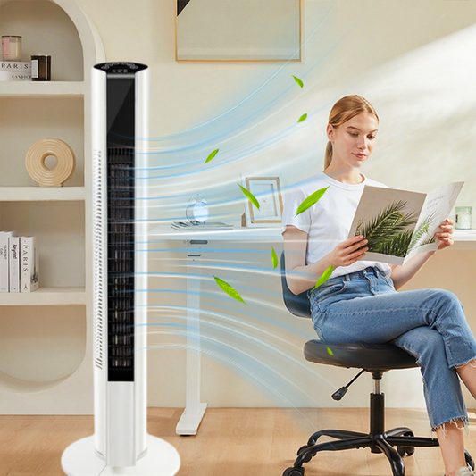 Smart & Quiet Tower Fan For Bedroom