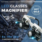 ⏳LED Glasses Magnifier🔥23x