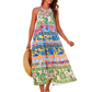 📢📢50% OFF !!!⏰Women's Charming Loose Bold Print Dresses
