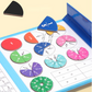 📢📢50%  OFF !! ⏰Montessori Magnetic Book Fraction Puzzle
