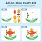 DIY Creative Leaf Art Craft Kit for Kids