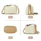 Stylish Crossbody Sling Bag for Women with Detachable Strap, Buckle Design