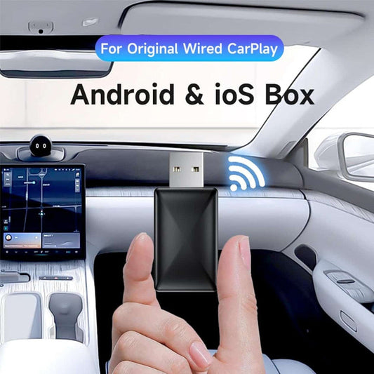 📢📢Flash Sale: Ending in 3 Hours!⏰⏰Wireless CarPlay Box with USB Port