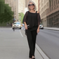 📢📢50% OFF !!!⏰Women’s Irregular Chiffon Tops ＆ Wide-Leg Pants 2-Piece Set