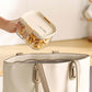 Airtight Cereal Storage Container with Foldable Pour Spout