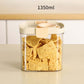 Airtight Cereal Storage Container with Foldable Pour Spout