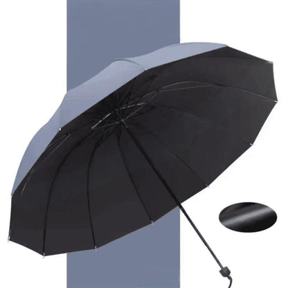12-Rib Large Foldable Windproof Umbrella (50% OFF)