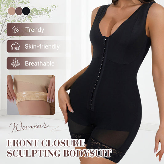 🏆 Last Day Special Price £19.78 ! 💐Women's Front Closure Sculpting Bodysuit