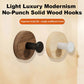 📢📢40% OFF !! ⏰Waterproof Wooden Coat Hook - No Drilling