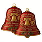🎅🎅Anniversary Metal Bell Ornament📢📢Flash Sale: Ending in 3 Hours!⏰⏰