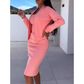 📢📢50% OFF !!!⏰Spaghetti Strap Bodycon Dress & Jacket Set