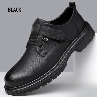 📢📢60%OFF!!!✨Men's Breathable Retro PU Leather Soft Sole Shoes