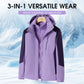 📢60%OFF!!!⏰Women's 3-in-1 Outdoor Triple-Protection Multi-Color Jacket