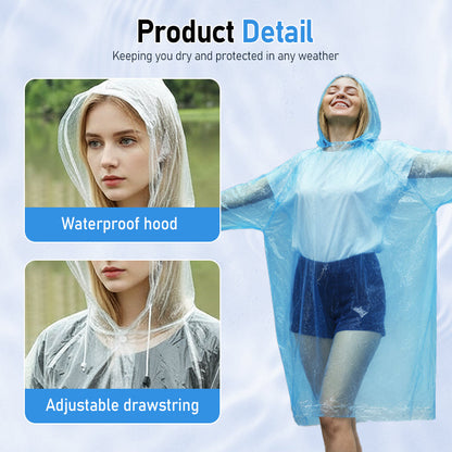 📢📢BIG SALE !!💥Portable Rain Poncho for Adults