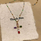 📢📢30% OFF !! ⏰Colorful Rhinestone Cross Pendant Necklaces