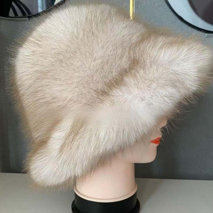 📢📢57%OFF!!!✨Chic Warm Soft Faux Fur Fisherman Hat