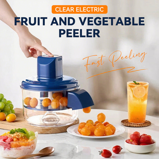 📢📢40% OFF !! ⏰Transparent Electric Fruit & Vegetable Peeler! ⏳ Limited Time!
