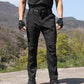 Men's Solid Color Slim-fit Cargo Pants for Spring and Autumn