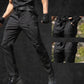 Men's Solid Color Slim-fit Cargo Pants for Spring and Autumn