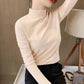 🔥Limited stock available 50% OFF🔥Women's Comfortable Solid Color Half High Neck Long Sleeve Top