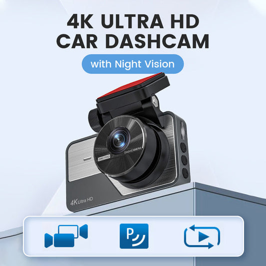 📹 50% OFF NOW! ✨ 4K Ultra HD Car Dashcam - Night Vision & Loop Recording with WiFi and Mobile App Connectivity 🚗🌙