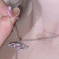 🎁50% OFF💗Pink Angel Wings Necklace