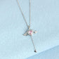 🎁50% OFF💗Pink Angel Wings Necklace