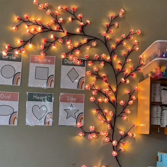 📢📢60 % OFF !!🎅Floral Vine Ambiance Lights