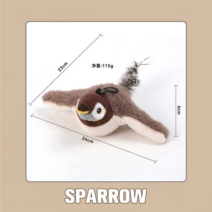 📢📢50% OFF !!⏰⏰Rechargeable Touch Activated Cat Toys with Realistic Sounds Effects