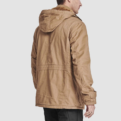 🔥 LAST DAY PROMOTION - 60%OFF 🔥Men's Winter Drawstring Cotton Military Driver Jacket - Comfort and Style Combined