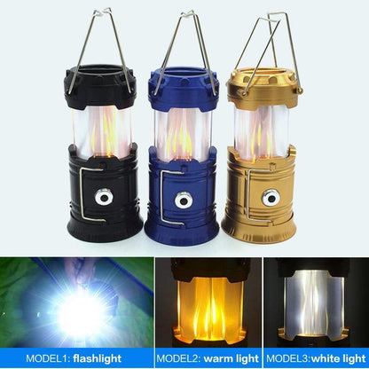📢📢50 % OFF !!⏰⏰3-in-1 LED Flame Camping Lantern
