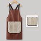 📢📢40% OFF !! ⏰Cross-Back Waterproof Apron with Detachable Hand Towel