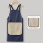 📢📢40% OFF !! ⏰Cross-Back Waterproof Apron with Detachable Hand Towel