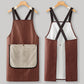 📢📢40% OFF !! ⏰Cross-Back Waterproof Apron with Detachable Hand Towel