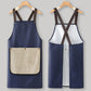 📢📢40% OFF !! ⏰Cross-Back Waterproof Apron with Detachable Hand Towel