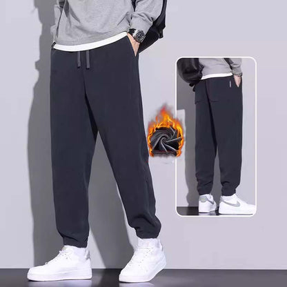 📢📢60   % OFF !!✨Tapered Drawstring Corduroy Pants with Pockets