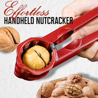 🥜 CHRISTMAS SALE - BUY 1 GET 1 FREE! ✨ Simple Manual Nutcracker - Ergonomic Design with Non-Slip Handle for Easy & Safe Use 🔩📦