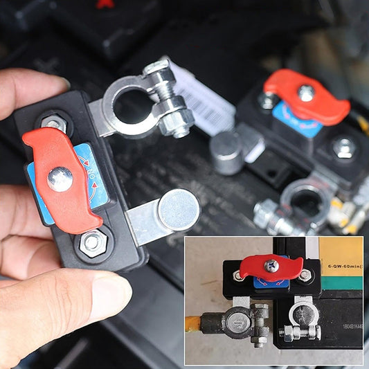 🔋 BUY 2 GET 1 FREE! ⚡ Car Battery Disconnect Switch – Easy Install, Corrosion Resistant & Safety Protection 🚗