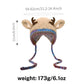 🎁🎄Christmas Sale 60% OFF! 🦌Original design Festive Christmas Antler Hat🧶