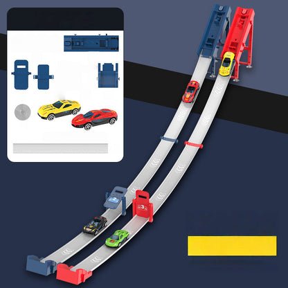 Christmas Sale! 🎄 | Dual Toy Car Launcher Racing Track Set for Kids 🚗💨🚗💨