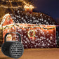 📢📢50 % OFF !!🎅【🎁Best Christmas Gift🎁】🎄16-Pattern USB Christmas Projector Light