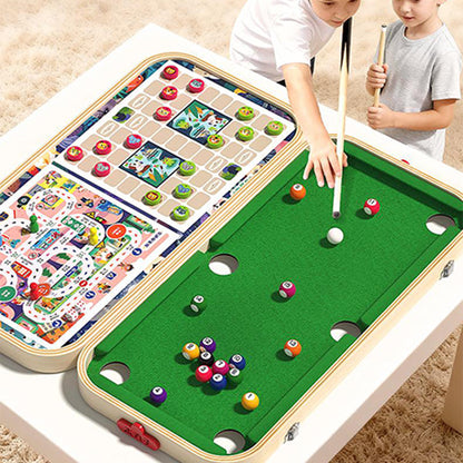 【📍Exquisite Collection📍】6-in-1 Wooden Tabletop Game for Kids