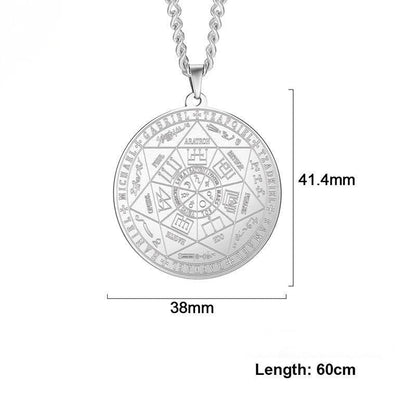 📢📢50% OFF !!⏰⏰Seven Archangels Medallion Pendant Necklace
